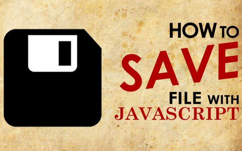 save file with javascript