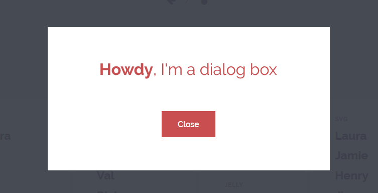 5 JQuery/CSS Modal Dialog You Can't Miss - Red Stapler