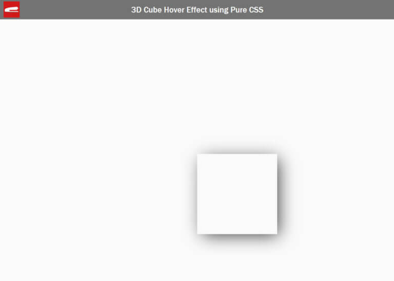 Make 3D Cube Effect with Pure CSS in 5 Minutes - Red Stapler