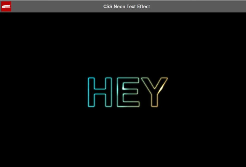 css-neon-text-effect-final