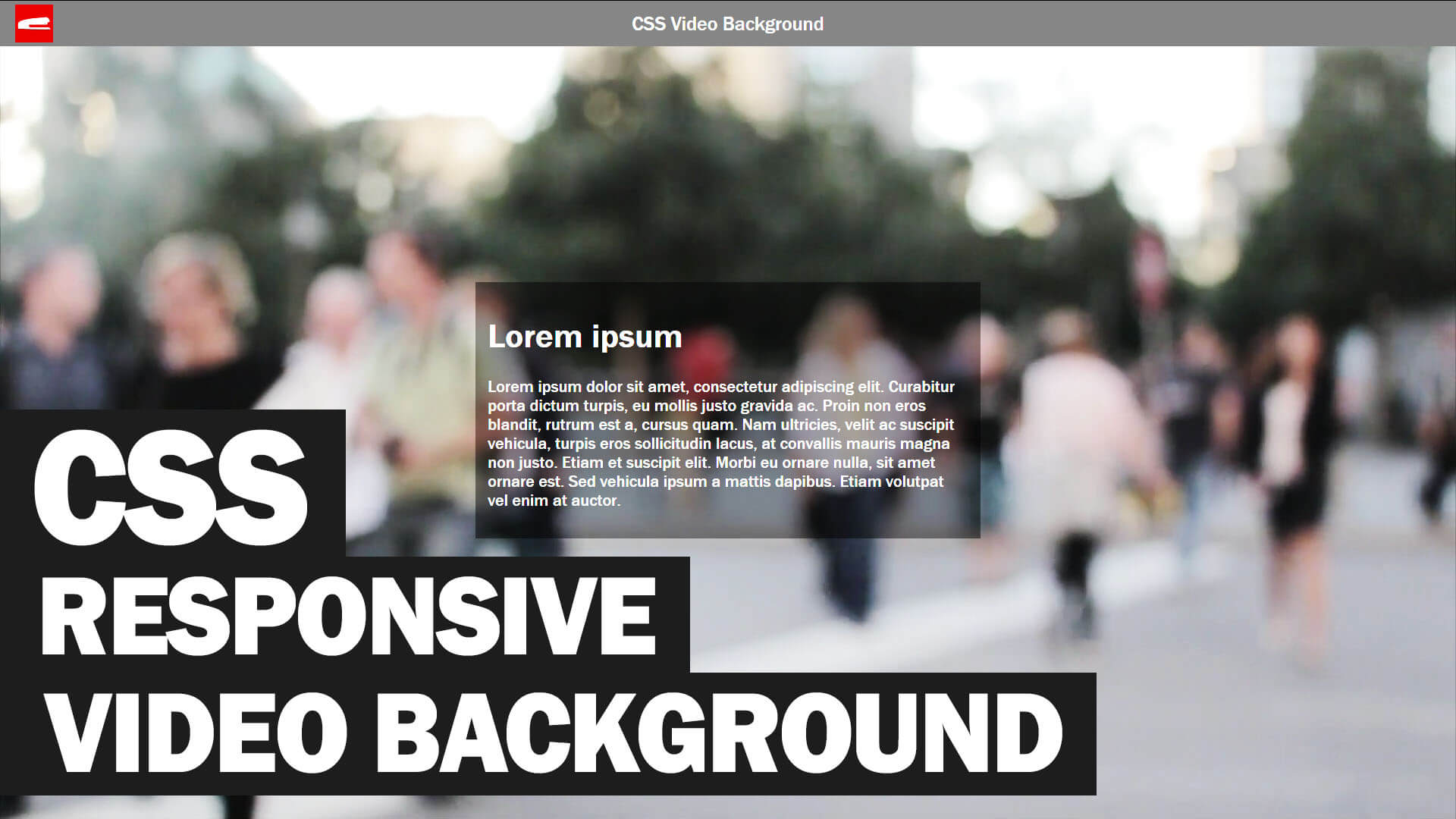 A Guide to Responsive CSS Video Background - Red Stapler