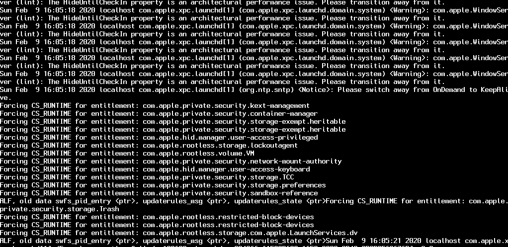hackintosh boot log verbose mode