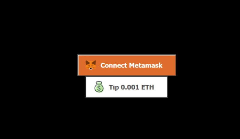 metamask accept tips on website