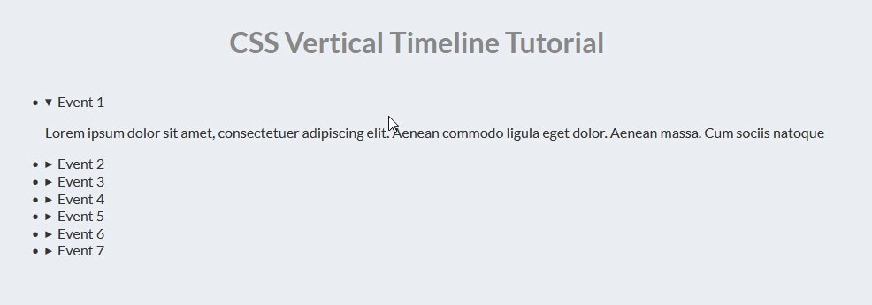 Create Neumorphic Vertical Timeline with CSS only